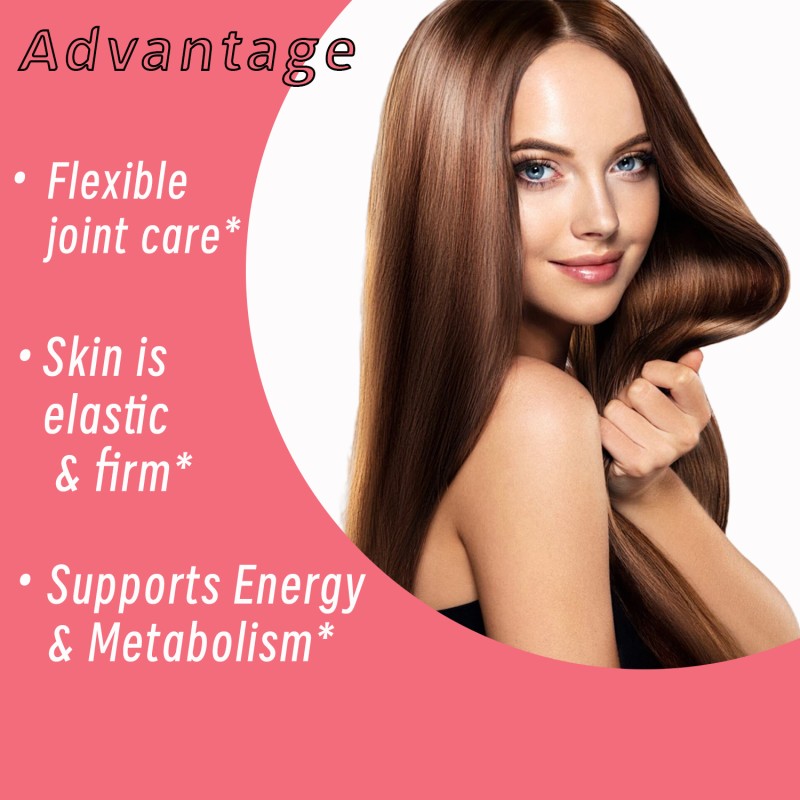 Collagen Gummies Supplier - High Quality 2000mg 5 Types Vitamin C Biotin