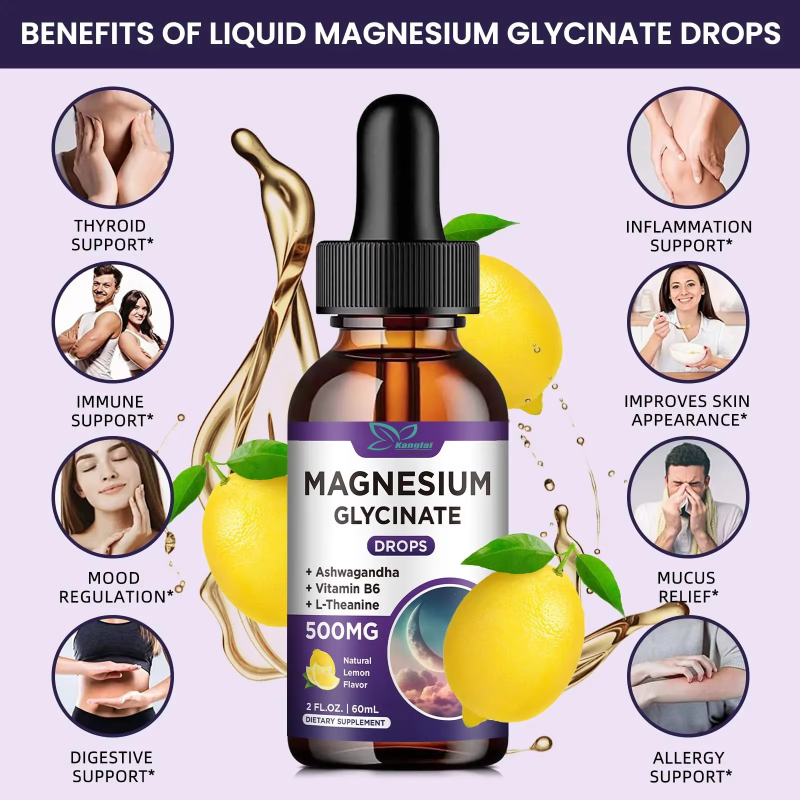 Magnesium Glycinate Drops Manufacturer - OEM Calm Drop Chamomile Nerve Bowel Function