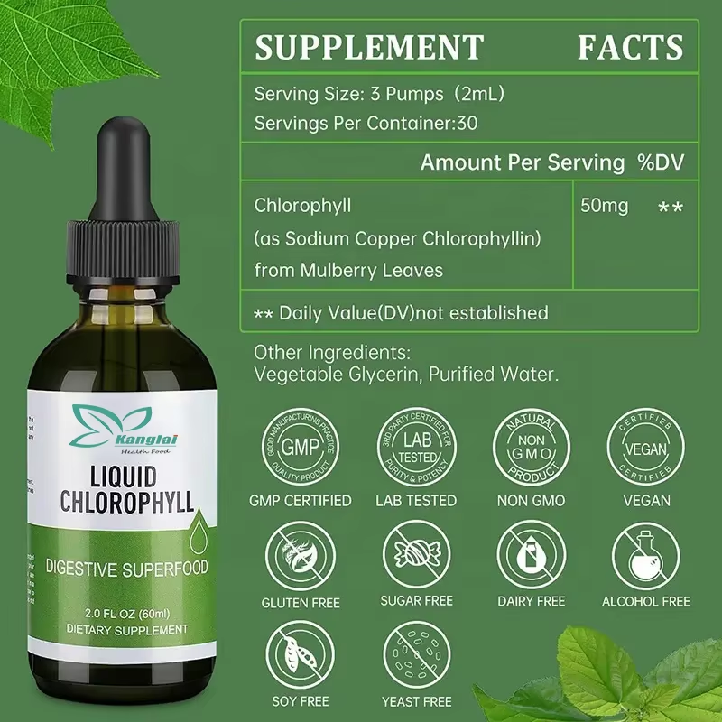 Liquid Chlorophyll Manufacturer - Hot Selling Wholesale Herbal Antioxidant Digestive