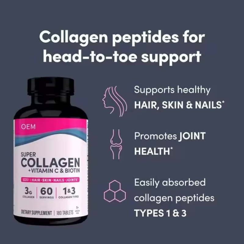 Super Collagen Tablets Supplier - Wholesale Price Cash Commodity Hair Skin Joints