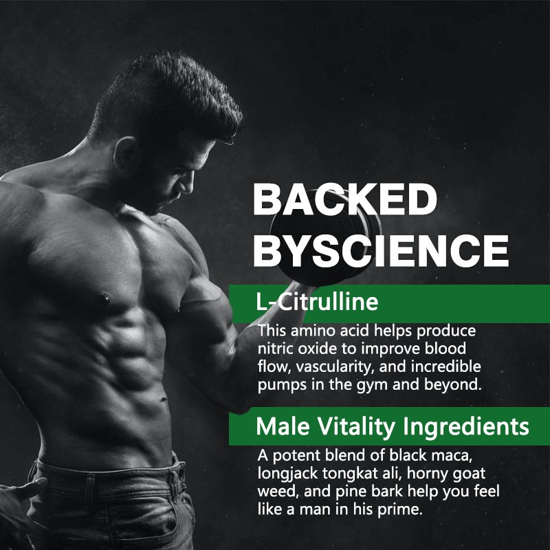 Male Health Tablets Supplier - Private Label Ashwagandha Black Maca Vitality