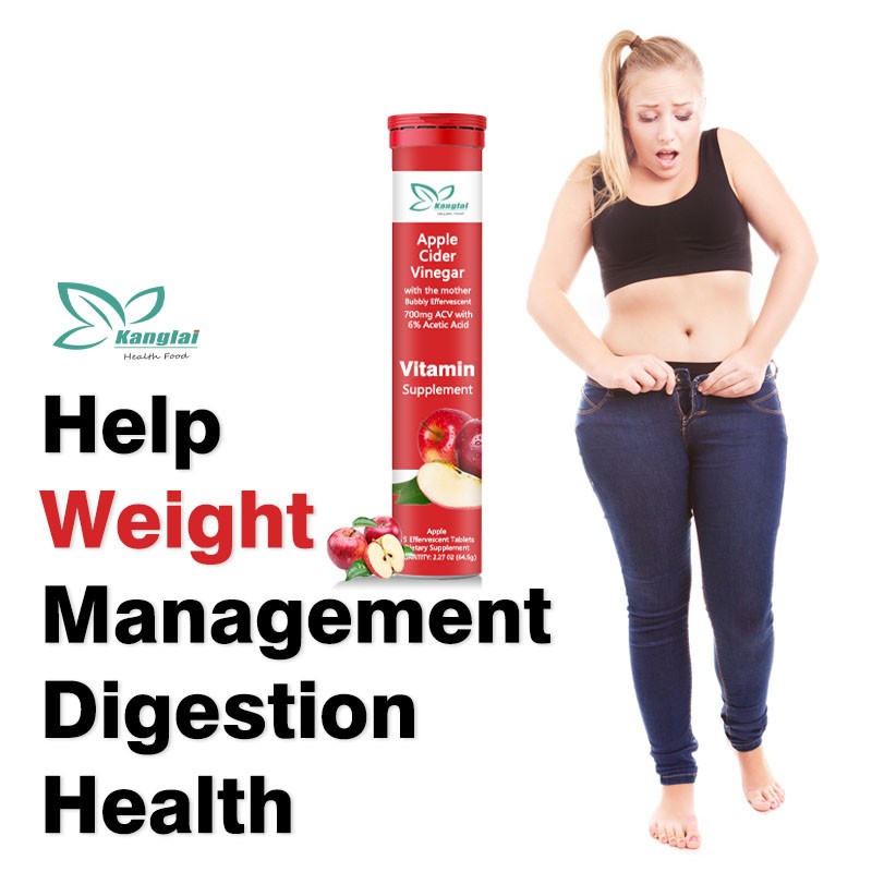 Vitamin Effervescent Tablets Supplier - Hot Selling ACV Vitamin B6 Digestive