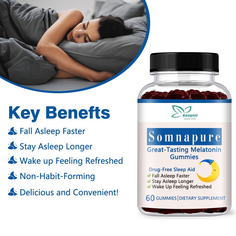 Sleep Gummies Supplier - Customizable Health Melatonin Sleep Support Refreshed