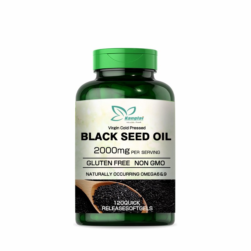 Black Seed Oil Softgels Factory - Cold Pressed Omega Antioxidant Metabolic Support