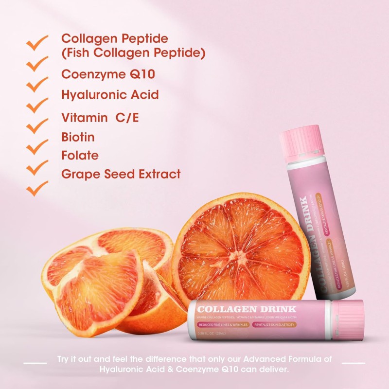 Grape Seed Extract Drink Manufacturer - Best Selling Sugar Free Skin Elasticity Collagen