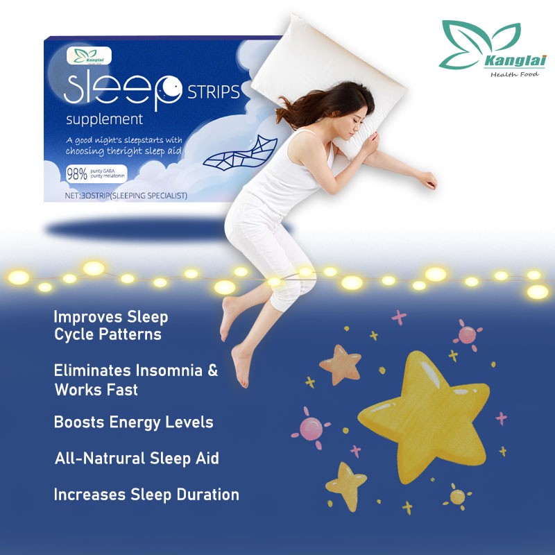 Sleep Strips Factory - Lower Price Stay Asleep Longer GABA Vitamin Mint Film