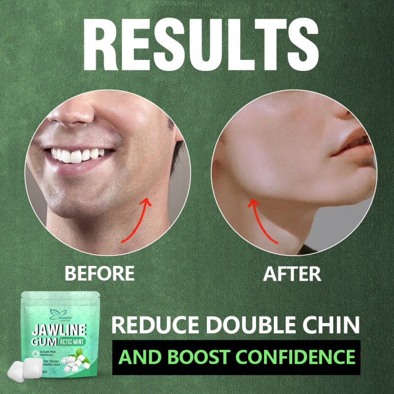 Jawline Gum Factory - Lower Price Organic Caffeine Double Chin Confidence