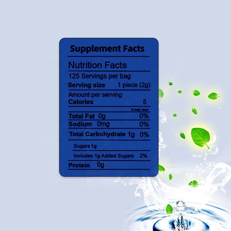 Caffeine Chewing Gum Factory - Private Label Energy Focus Adult Dental Healthy