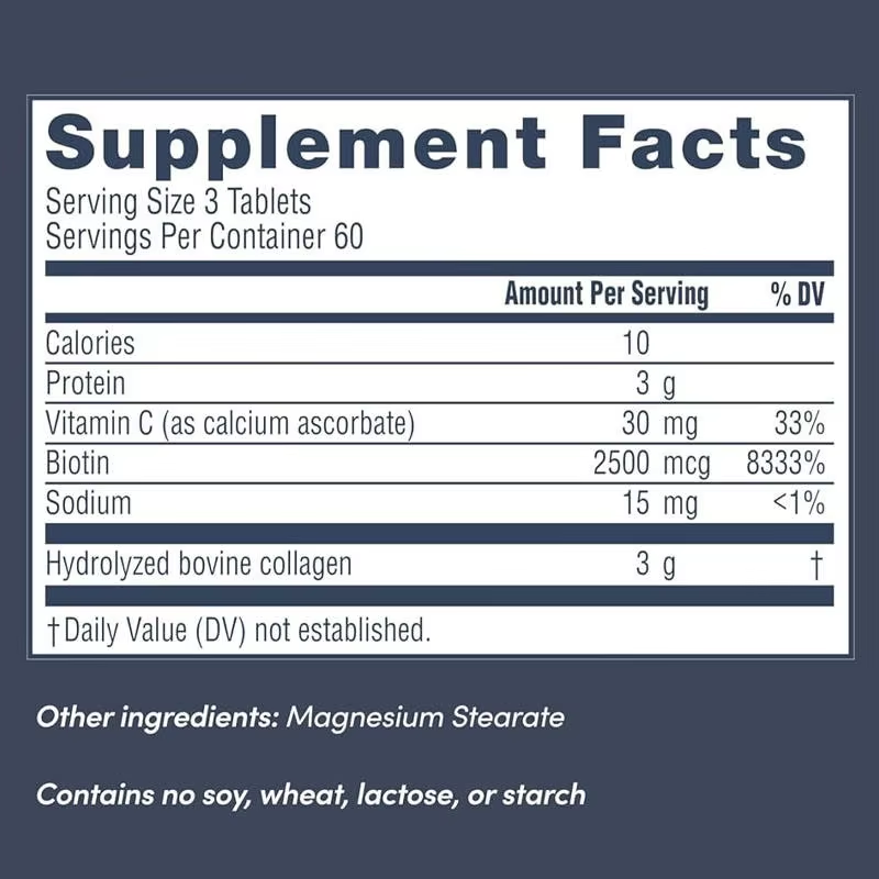 Super Collagen Tablets Supplier - Wholesale Price Cash Commodity Hair Skin Joints