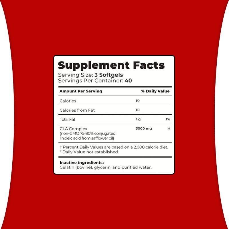 CLA Capsules Manufacturer - Premium 100% Herbs Fat Metabolism Fitness