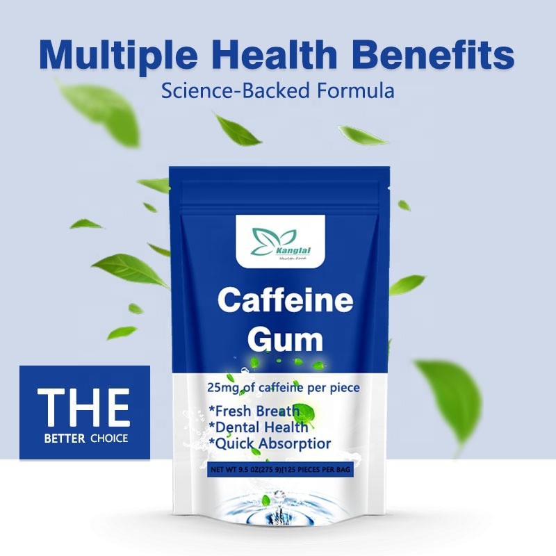 Caffeine Chewing Gum Factory - Private Label Energy Focus Adult Dental Healthy