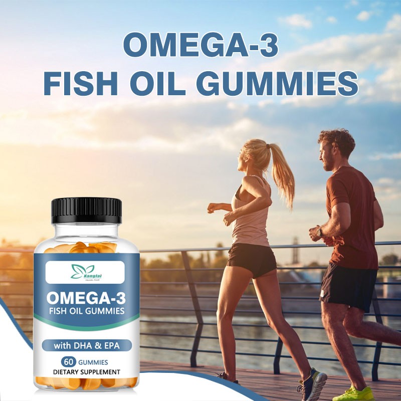 Omega-3 Fish Oil Gummies Factory - Premium Quality Vegan DHA EPA Orange Brain