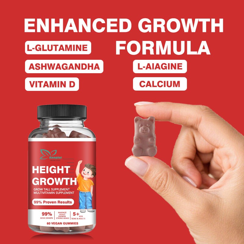 Height Growth Gummies Supplier - Best Quality Dietary Vegan Calcium Strong Bones