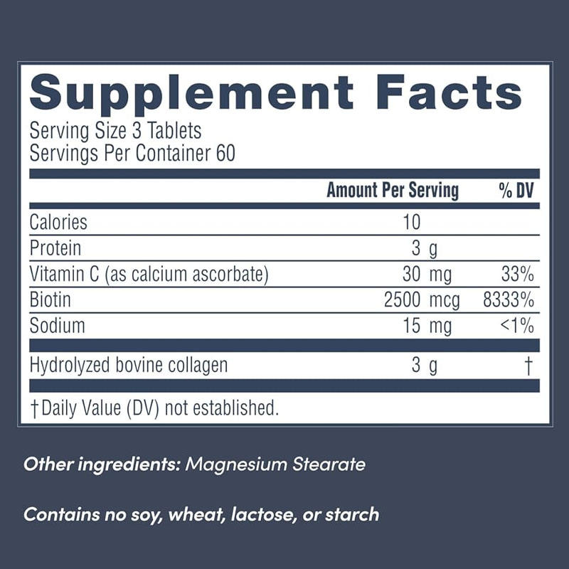 Hydrolyzed Collagen Tablets Factory - Wholesale Factory Biotin Vitamin C Protein