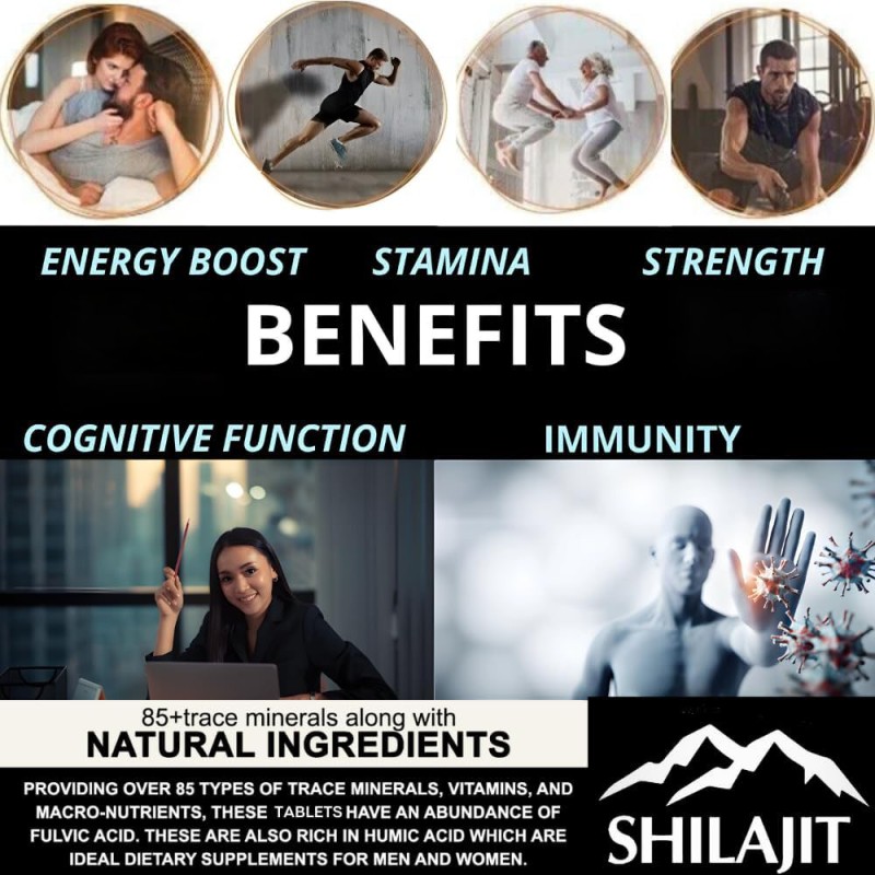Shilajit Tablets Factory - Wholesale Price Natural Fulvic Acid Trace Minerals