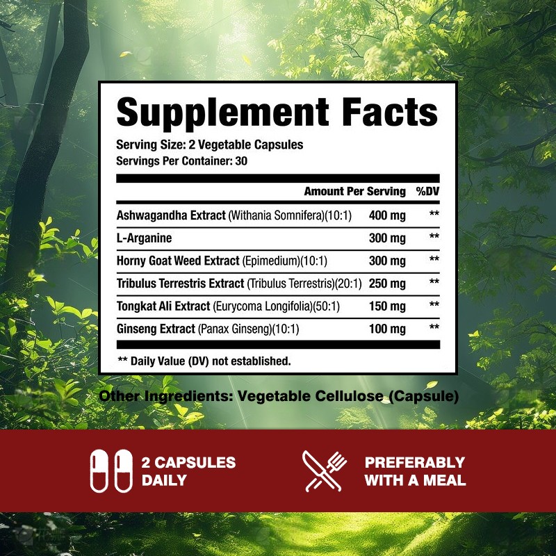 Men Energy Booster Capsules Factory - OEM ODM High Quality Muscle Growth Well-Being