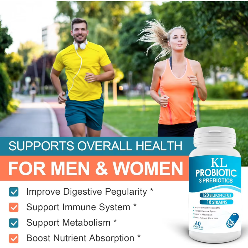 Probiotic Capsules Manufacturer - Private Label 120 Billion CFU Digestive Metabolism