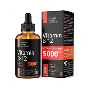 Vitamin B12 Liquid Drops Factory - Private Label 5000mcg Organic Energy Mood