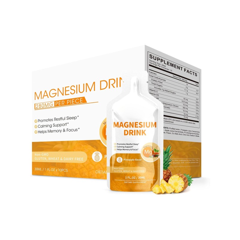 Vitamin B6 Drink Factory - Factory Direct Organic Magnesium Restful Sleep Oral