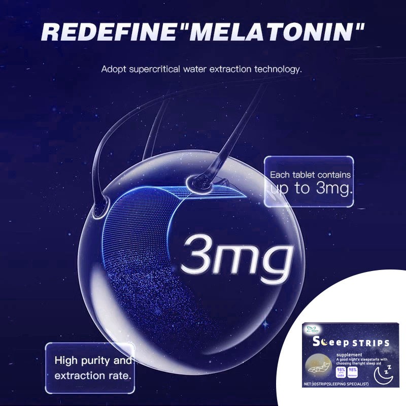 Sleep Strips Factory - Well Designed Stress Relief Sleep GABA Vitamin Supplement