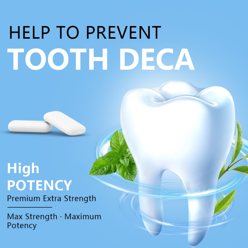 Energy Gum Factory - Private Label Organic Caffeine Tooth Decay Prevention Mini