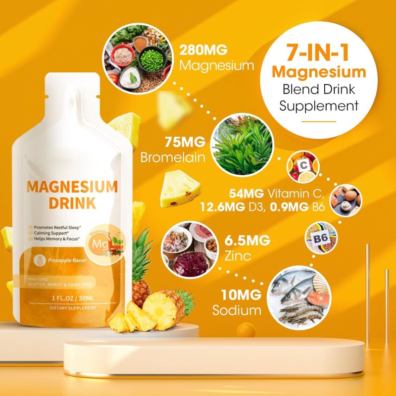 Vitamin B6 Drink Factory - Factory Direct Organic Magnesium Restful Sleep Oral