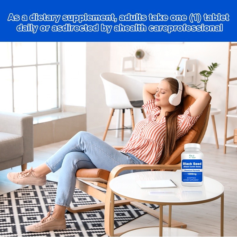 Black Cumin Seed Oil Softgels Factory - Premium Quality Antioxidant Protection Immune