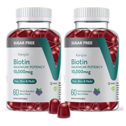 Biotin Gummies Factory - Factory Direct Sugar Free 10000mcg Berry Gluten Free