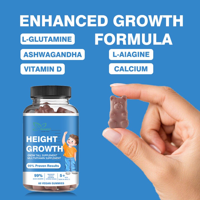 Height Growth Gummies Manufacturer - Custom Branded Bone Density Kids Multivitamin