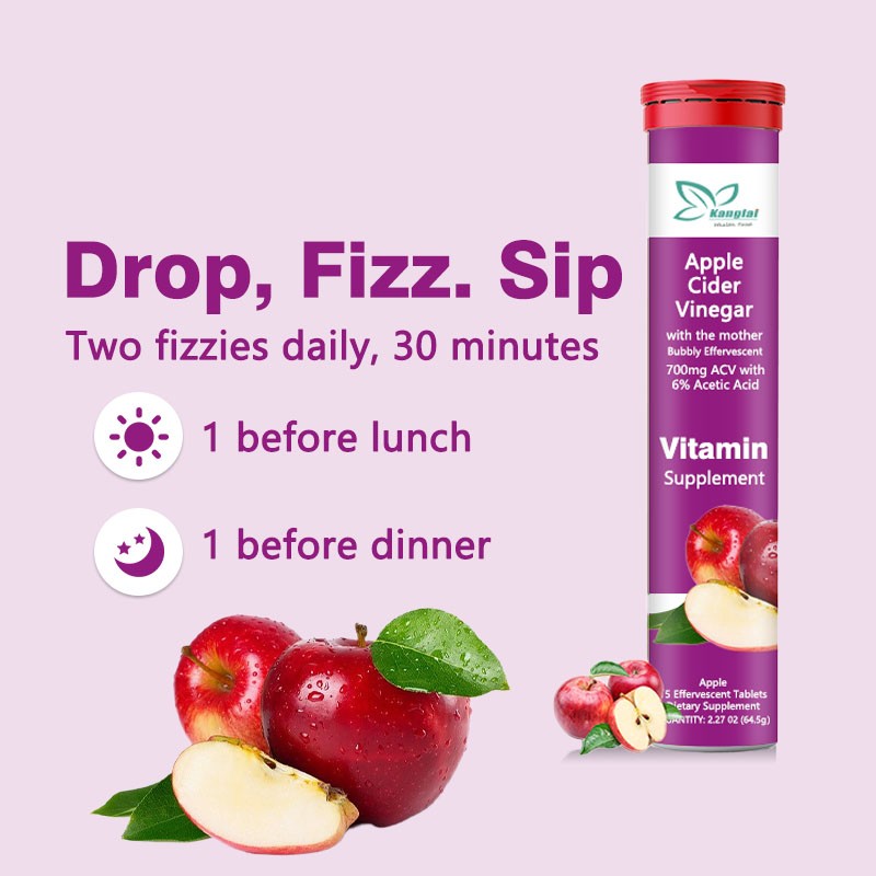 Apple Cider Vinegar Tablets Supplier - OEM Supplements Organic ACV Metabolism Gut