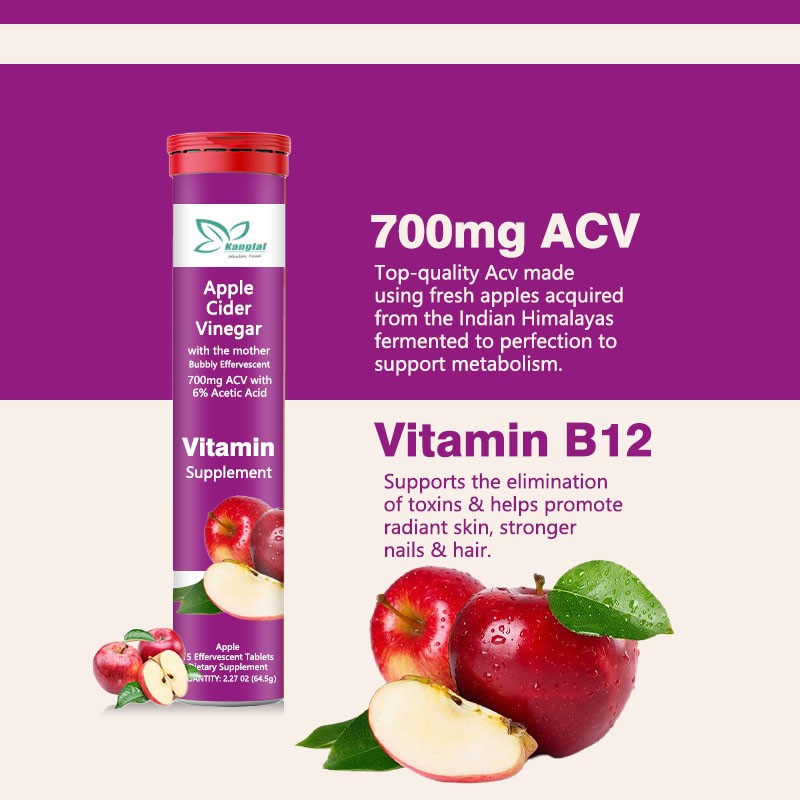 Apple Cider Vinegar Tablets Supplier - OEM Supplements Organic ACV Metabolism Gut