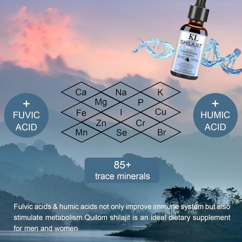 Shilajit Liquid Drops Supplier - Best Selling Fulvic Acid Energy Immune Brain