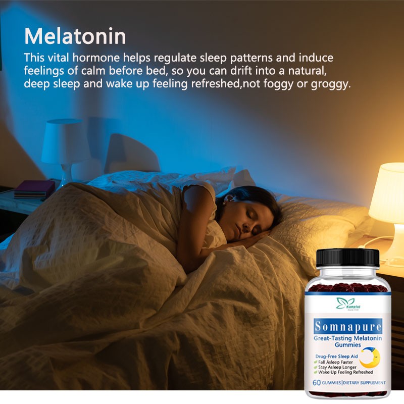 Sleep Gummies Supplier - Customizable Health Melatonin Sleep Support Refreshed