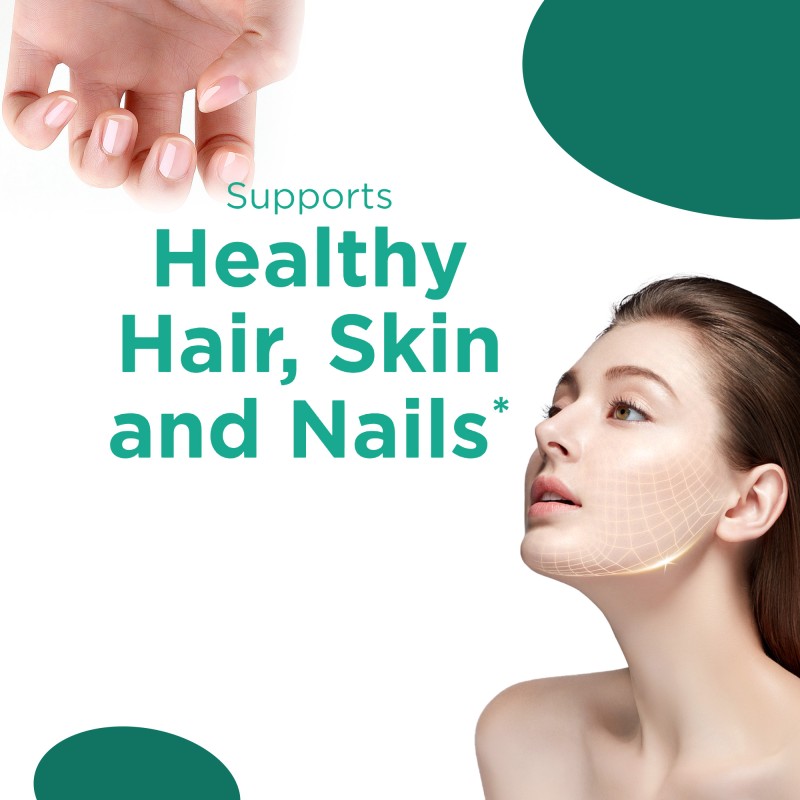 Biotin Softgels Supplier - Factory Direct Organic Strong Nails Skin Health