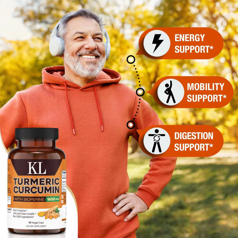 Turmeric Curcumin Capsules Manufacturer - Good Quality Healthcare Ginger Joint