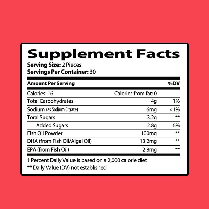 Fish Oil Gummies Manufacturer - Manufacturer Factory 100% Pure DHA EPA Omega3