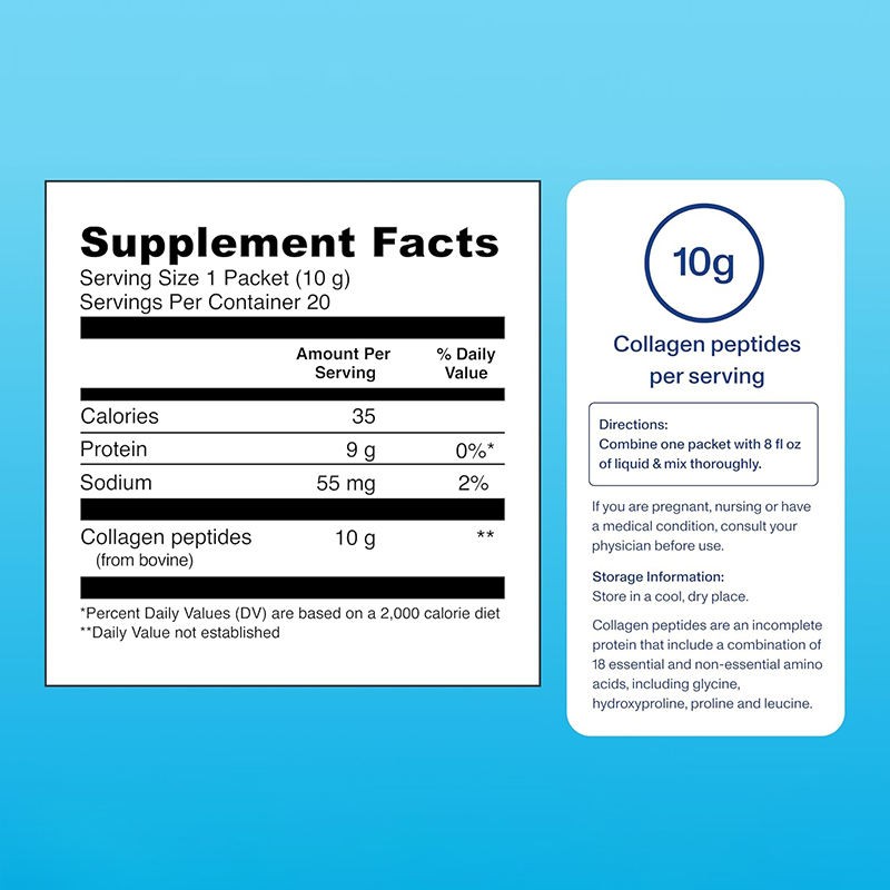 Hydrolyzed Collagen Powder Supplier - Vital Proteins Skin Hair Nail Joint Travel