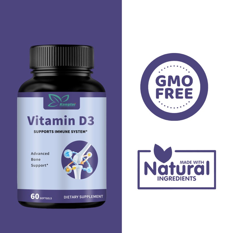 Vitamin D3 Softgels Factory - Factory Direct Natural 5000IU Immune System