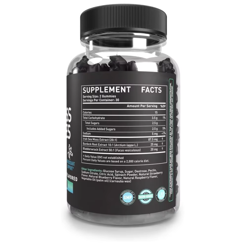 Sea Moss Gummies Supplier - Customized Packaging Irish Moss Detox Antioxidant