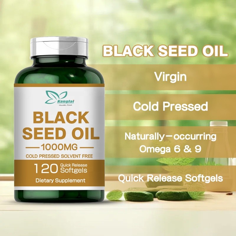 Black Seed Oil Softgels Supplier - OEM ODM Cold Pressed Women Men Overall Healthy