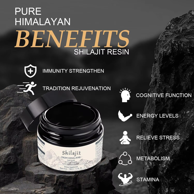 Shilajit Resin Supplier - Best Selling 100% Organic Fulvic Acid Immunity