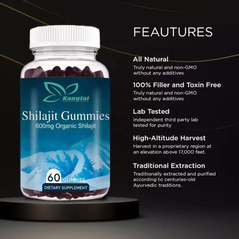 Himalayan Shilajit Gummies Factory - Best Selling Organic Adult Skin Hair Cardio