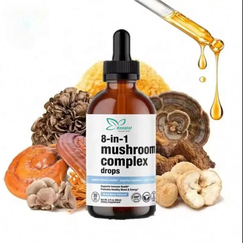 Mushroom Liquid Drops Supplier - Private Label Multi Mushroom Natural Energy Herbal