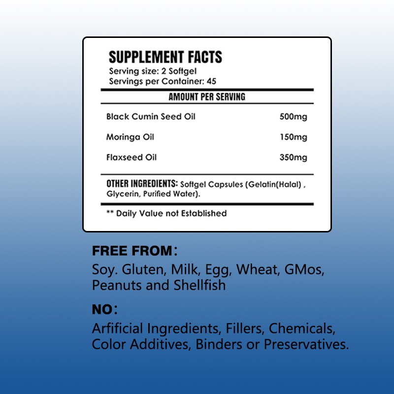 Moringa Oil Softgels Manufacturer - Lower Price Organic Cardiovascular Heart Support