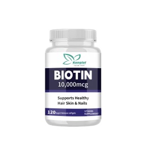 Biotin Softgels Manufacturer - Best Selling Organic Strong Nails Skin Health