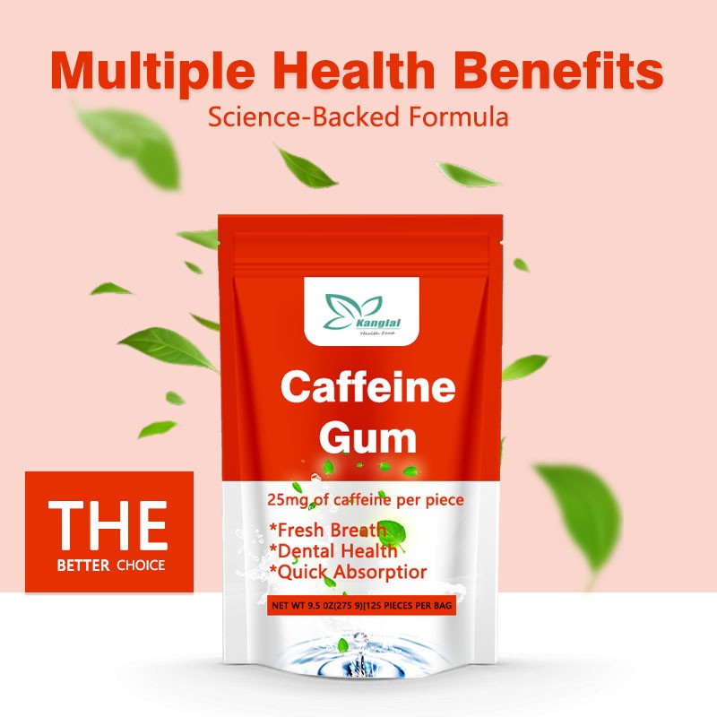 Caffeine Chewing Gum Supplier - Private Label Quick Energy Fresh Breath Mint