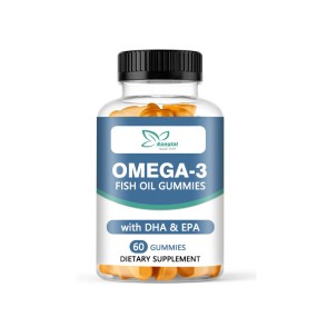 Omega-3 Fish Oil Gummies Factory - Premium Quality Vegan DHA EPA Orange Brain