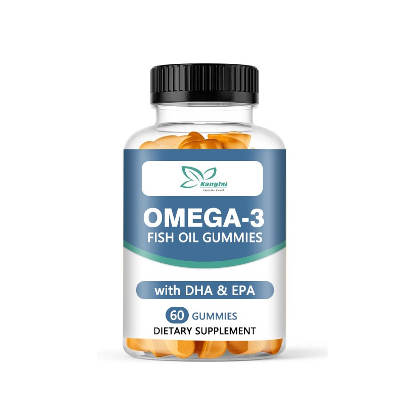 Omega-3 Fish Oil Gummies Factory - Premium Quality Vegan DHA EPA Orange Brain