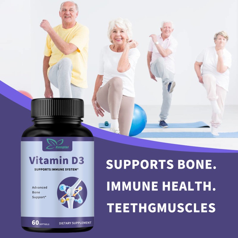 Vitamin D3 Softgels Factory - Factory Direct Natural 5000IU Immune System