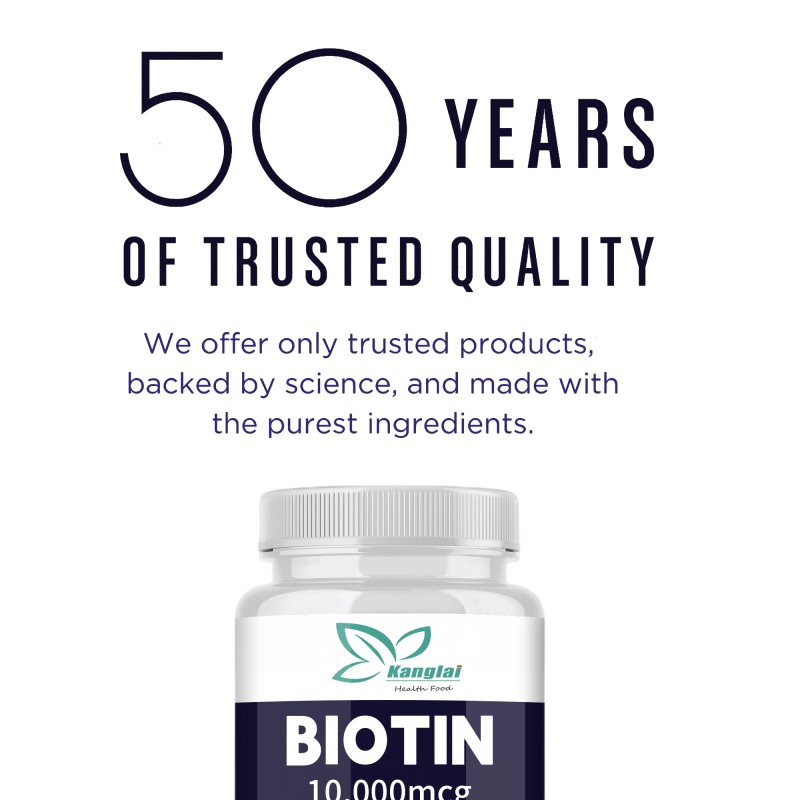 Biotin Softgels Manufacturer - Best Selling Organic Strong Nails Skin Health